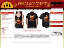 Tablet Screenshot of feriaoccitana.com